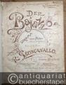 Der Bajazzo (Pagliacci). Drama in zwei Akten und einem Prolog. Vollständiger Auszug für Pianoforte zu 2 Händen (arr. v. Bernh. Wolff).