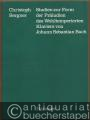 Studien zur Form der Präludien des Wohltemperierten Klaviers von Johann Sebastian Bachs (= Tübinger Beiträge zur Musikwissenschaft, Band 11).