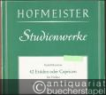 42 Etüden oder Capricen für die Violine. Für Viola übertragen von Fritz Spindler (= Hofmeister, Nr. 7700).