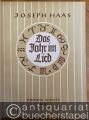Das Jahr im Lied, Op. 103. Ein Volkslieder-Oratorium nach alten deutschen Weisen mit verbindenden Worten von Ludwig Andersen für Sopran-, Alt-, Tenor- und Baß-Solo, Sprecher, gemischten Chor und Orchester (= Edition Schott 4340). Klavierauszug.