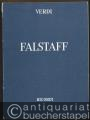 Falstaff. Lyrische Komödie in drei Akten. Klavier-Auszug mit Text.