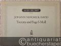 Toccata und Fuge f-Moll für Orgel (1928) (= Edition Breitkopf, Nr. 5597).