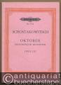Oktober, Opus 132. Sinfonische Dichtung (1967) / October. Symphonic poem (= Edition Peters, Nr. 5744) [Taschenpartitur].