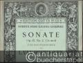 Sonate Op. 27, No. 2. Cis moll für das Pianoforte (= Instruktive Ausgabe klassischer Klavierwerke. Edition Cotta, No. 133).