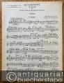 Musik (Bücher/Noten) » Noten/Partituren - Quartett a-Moll für Violine, Viola, Violoncell und Klavier, Op. 133 (= Simrock Volks-Ausgabe, No. 623). Klavierpartitur und Stimmen.