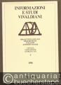 Informazioni e Studi Vivaldiani. Bollettino dell'Istituto Italiano Antonio Vivaldi, 7 - 1986.