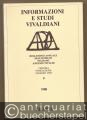 Informazioni e Studi Vivaldiani. Bollettino dell'Istituto Italiano Antonio Vivaldi, 9 - 1988.