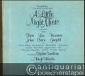 A Little Night Music. A new musical. Vocal score [Klavierauszug].
