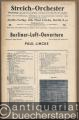 Ouverture zu "Berliner Luft". [Salon-]Orchester. 21 Stimmen.