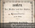Musik (Bücher/Noten) » Noten/Partituren - Sonate, Der Meister und seine Schüler, für das Pianoforte zu vier Händen componirt von Joseph Haydn.
