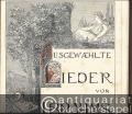 Musik (Bücher/Noten) » Noten/Partituren - Ausgewaehlte Lieder von J. Brahms. Erster und zweiter Band.