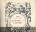 Die Harmonie der Welt (1956/57). Oper in fünf Aufzügen (= Edition Schott, Nr. 4925). Klavierauszug.