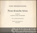 Neun deutsche Arien für Sopran mit Klavier, Violine und Violoncello (= Edition Breitkopf, Nr. 5458).