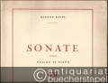 Sonate pour Violon et Piano.