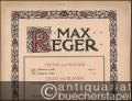 Sonate in d moll, Op. 1 (= Kompositonen von Max Reger. Violine und Klavier).