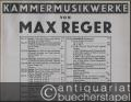 Sonate (F Dur) für Violoncell und Klavier, Op. 78 (= Kammermusikwerke von Max Reger, Op. 78). Partitur und Stimme.