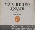 Sonate D dur - Re majeur für Violine und Piano, Opus 3 (= Edition Schott, Nr. 850).