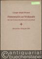 Hirtenmusik zur Weihnacht für zwei Geigen, Bratsche und Generalbaß (= Bärenreiter-Ausgabe 829). Partitur und Stimmen.