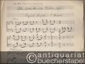 Ach, wenn das arme Weibchen wüsst'! Original-Couplet v. P. Bendix [Handschrift].