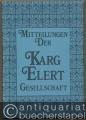 Mitteilungen der Karg-Elert-Gesellschaft, Ausgabe 1995/1996, 8. Jahrgang.