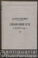 Dmitrij Schostakowitsch Simfonija No. 11 "1905 god" / Symphony No. 11, "The year of 1905" ["Das Jahr 1905"], op. 103. Partitura / Score.