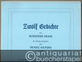 Zwölf Gedichte von Hermann Hesse für Gesang und Klavier von Franz Krause, 48. Werk.