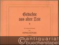Gedichte aus alter Zeit 2 mit Gesang und Klavier von Franz Krause, 51. Werk.