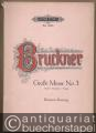 Große Messe No. 3 f moll - F minor - fa mineur (= Edition Peters, No. 3845). Klavier-Auszug.