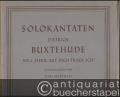 Herr, auf dich traue ich (= Solokantaten von Dietrich Buxtehude, Nr. 2. Bärenreiter-Ausgabe 126). Singstimme und Orgel / Stimmen.
