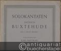 Sicut Moses (= Solokantaten von Dietrich Buxtehude, Nr. 3. Bärenreiter-Ausgabe 127). Singstimme und Orgel / Stimmen.
