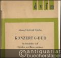 Konzert G-Dur für Altblockflöte, Streicher und Basso continuo (= DVfM 32008a u. 32008b). Partitur und Stimmen.