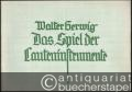 Das Spiel der Lauteninstrumente. Heft 1: Die Lehre des einstimmigen Spiels. Für Einzel- und Gruppenunterricht.