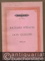 Don Quixote (Introduzione, Tema con Variazioni e Finale). Fantastische Variationen über ein Thema ritterlichen Charakters für grosses Orchester, Opus 35 (= Edition Peters, Nr. 4192g). Taschenpartitur.