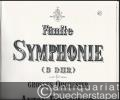 Fünfte Symphonie ( B Dur) für grosses Orchester componirt von Anton Bruckner. Partitur [Kopie des Originals].