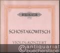 Konzert für Violine und Orchester, Opus 99 (= Edition Peters, Nr. 4728). Violine und Klavier.