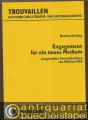 Engagement für ein neues Medium. Ausgewählte Fernsehkritiken von 1964 bis 1993 (= Trouvaillen. Editionen zur Literatur- und Kulturgeschichte, Band 13).