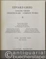 Musik (Bücher/Noten) » Noten/Partituren - Sonater for fiolin og klaver. Sonate [og] Intermezzo for cello og klaver. Ved mennjevningen for cello [!] og klaver / Sonaten für Violine und Klavier. Sonate und Intermezzo für Violoncello und Klavier. In der Königshalle für Violine und Klavier (= Samlede Verker / Gesamtausgabe / Complete Works, 8).