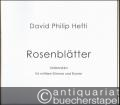 Rosenblätter. Liederzyklus für mittlere Stimme und Klavier nach Gedichten von Rose Ausländer (2007) (= Edition Kunzelmann, GM 1848). 2 Klavierpartituren.