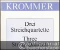 Drei Streichquartette / Three String Quartets Op. 24 (= Edition Kunzelmann, GM 1610). Stimmen.