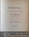 Musik (Bücher/Noten) » Noten/Partituren - Idomeneo. Große heroische Oper in drei Akten [6 Bildern] von W. A. Mozart [KV 366].