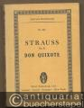 Don Quixote (Introduzione, Tema con Variazioni e Finale). Fantastische Variationen über ein Thema ritterlichen Charakters für großes Orchester, Opus 35 (= Edition Eulenburg, No. 445). Taschenpartitur.