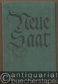 Neue Saat. Lieder unserer Volkes.