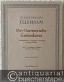 Musik (Bücher/Noten) » Noten/Partituren - Der Harmonische Gottesdienst. Ein Jahrgang von 72 Solokantaten für 1 Singstimme, 1 Instrument und Basso continuo (Hamburg 1725/26), Teil IV: 17. Sonntag nach Trinitatis bis Sonntag nach Weihnachten (= Georg Philipp Telemann, Musikalische Werke, Band V). BA 2955. Partitur, Instrumentalstimme u. Bc.