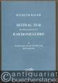 Musik (Bücher/Noten) » Lehrbücher - Beitrag zur durmolltonalen Harmonielehre. I: Lehrbuch. II: Notenbeispiele aus der Musikliteratur mit Kommentar.