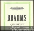 Quartette für vier Solostimmen (oder gemischten Chor) und Klavier, Op. 31, 64, 92, 112 Nr. 1-2 / Vocal quartets for four solo voices (or mixed chorus) and piano (= Edition Peters, Nr. 3911). Partitur.