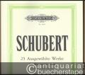 25 ausgewählte Werke für Männerstimmen / 25 selected male choruses (= Edition Peters, Nr. 4636). Partitur.