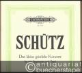 Drei kleine geistliche Konzerte für eine Singstimme und Orgel (Harmonium oder Klavier) (= Edition Peters, Nr. 3785).