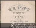 Valse-Impromptu a la Tyrolienne pour le Piano compose pour La Princesse S. Galitzine par Joachim Raff. Pour 2 Pianos a 8 mains par Herbert.