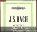 Konzert d-Moll für 2 Violinen, Streicher und Basso continuo / D minor for 2 Violins, Strings and Basso continuo BWV 1043 (= Edition Peters, Nr. 9032). Ausgabe für 2 Violinen und Klavier von David Oistrach. Urtext.
