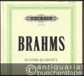 Quartett für Klavier, Violine, Viola und Violoncello Nr. 2 A-Dur Opus 26 (= Edition Peters, Nr. 3939b). Klavierpartitur u. Stimmen.